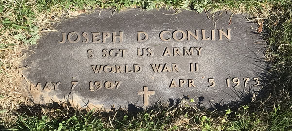 Joseph D. Conlin Gravemarker